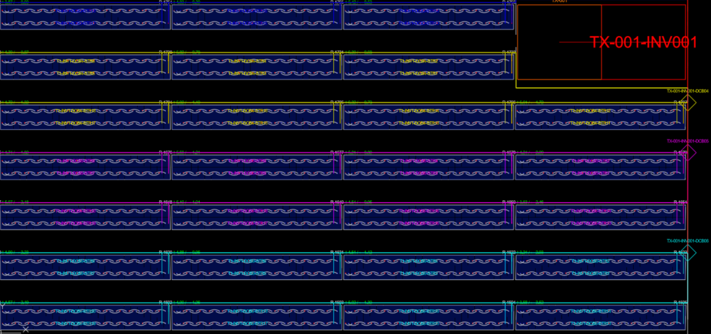 Leapfrog cable routing layout in PVX.AI
